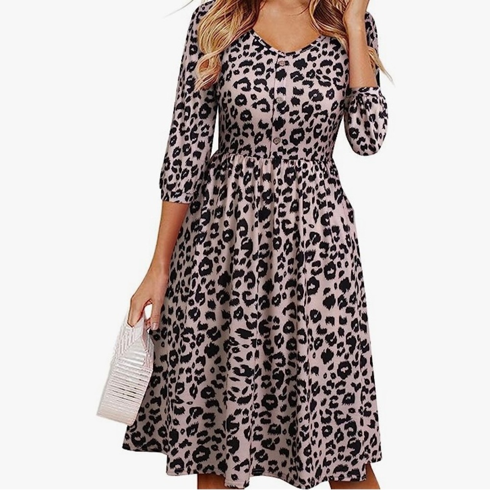 Leopard Print Dress